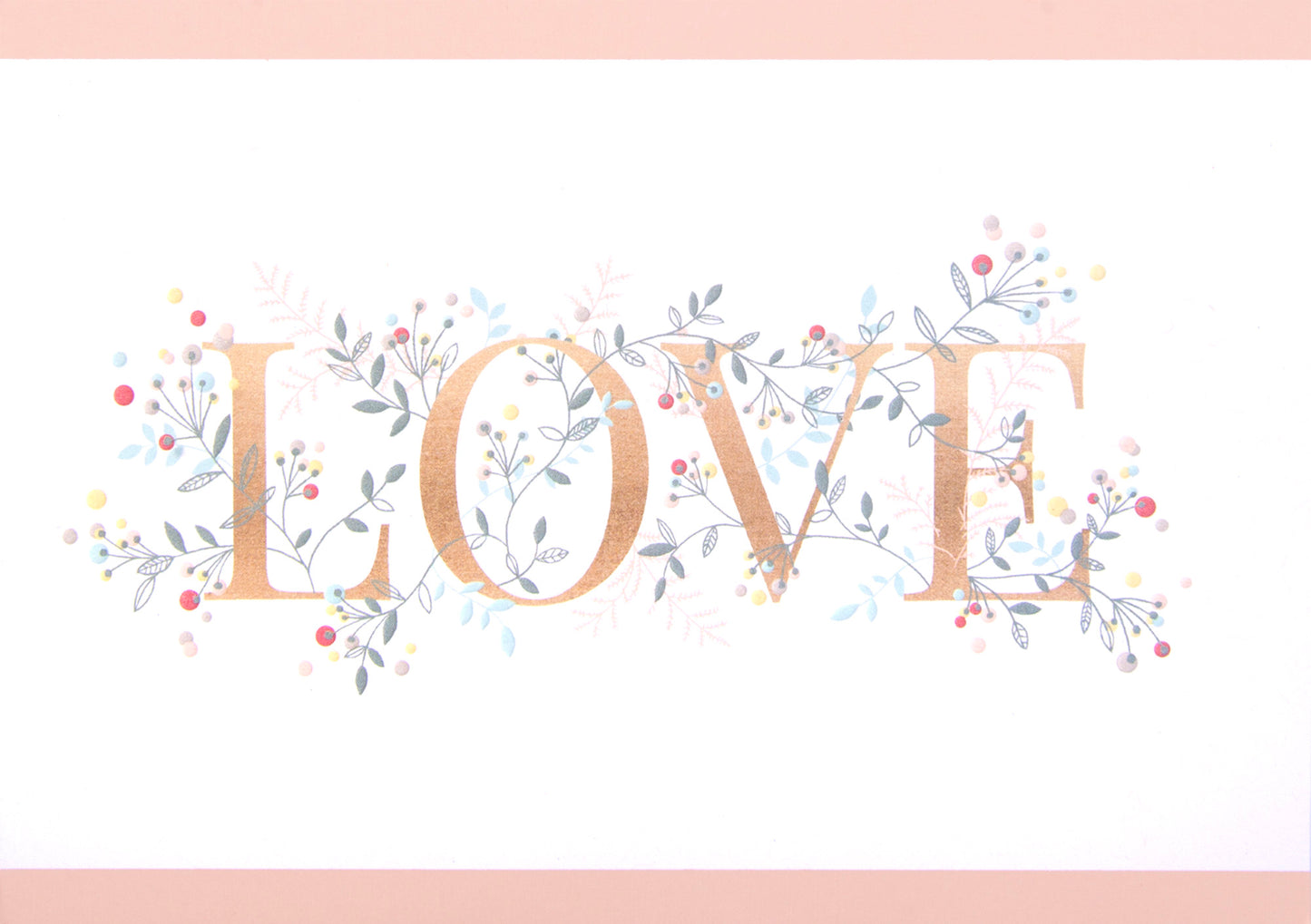 Love Filigree Greeting Card