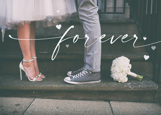 Bride And Groom On Stairs