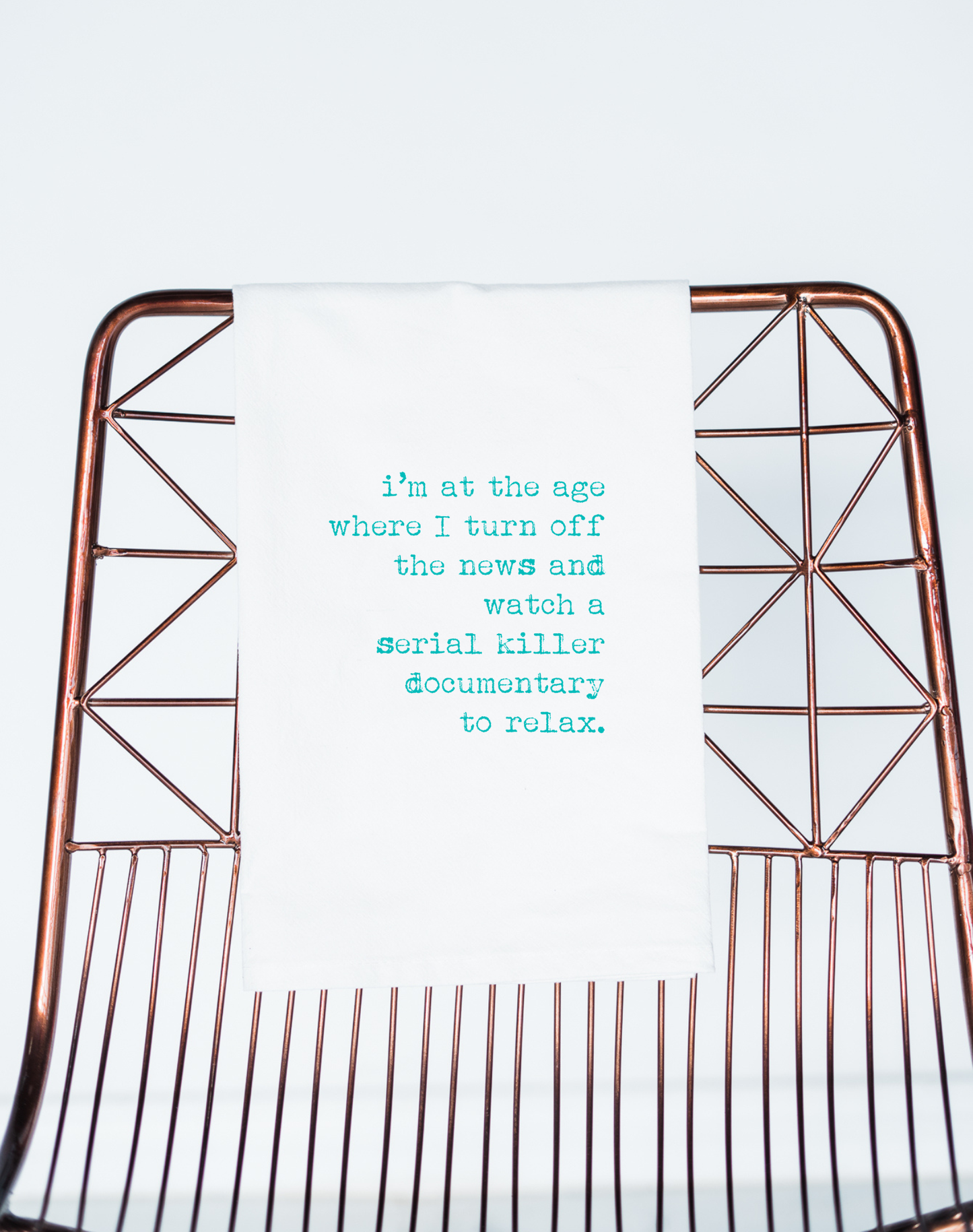 Funny gift towel | Relax Serial Killer