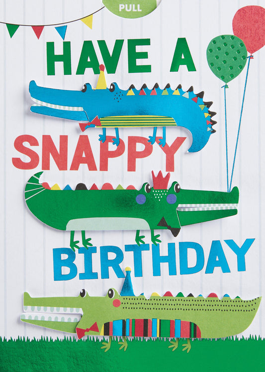 Snappy Gators Greeting Card