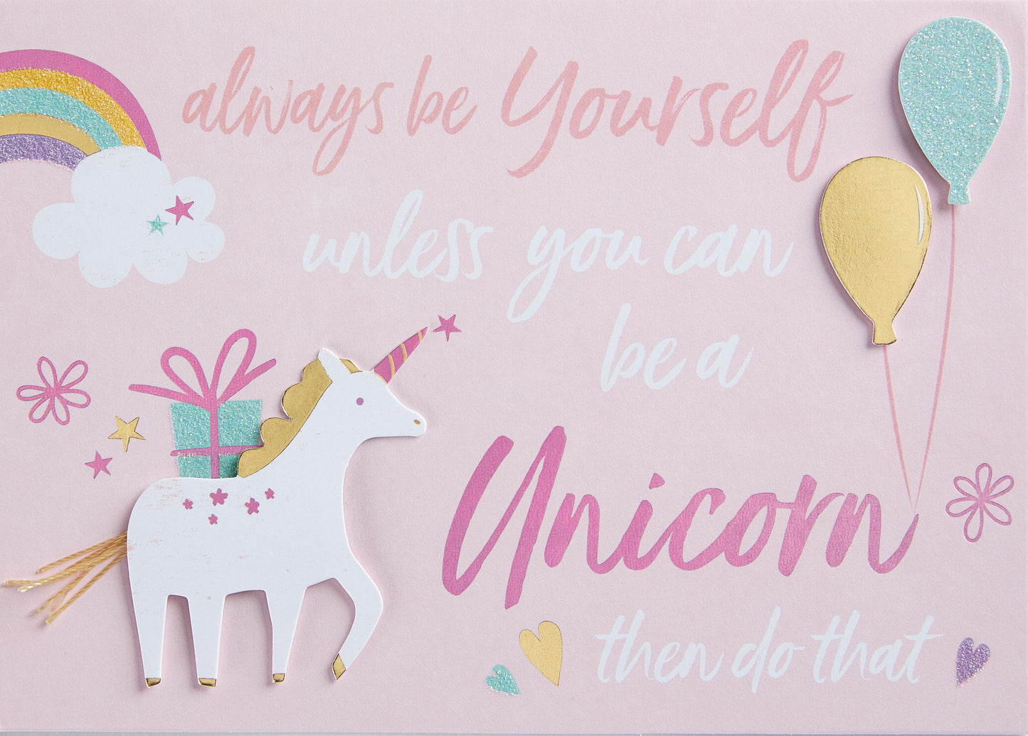 Happy Bday Unicorn Greeting Card