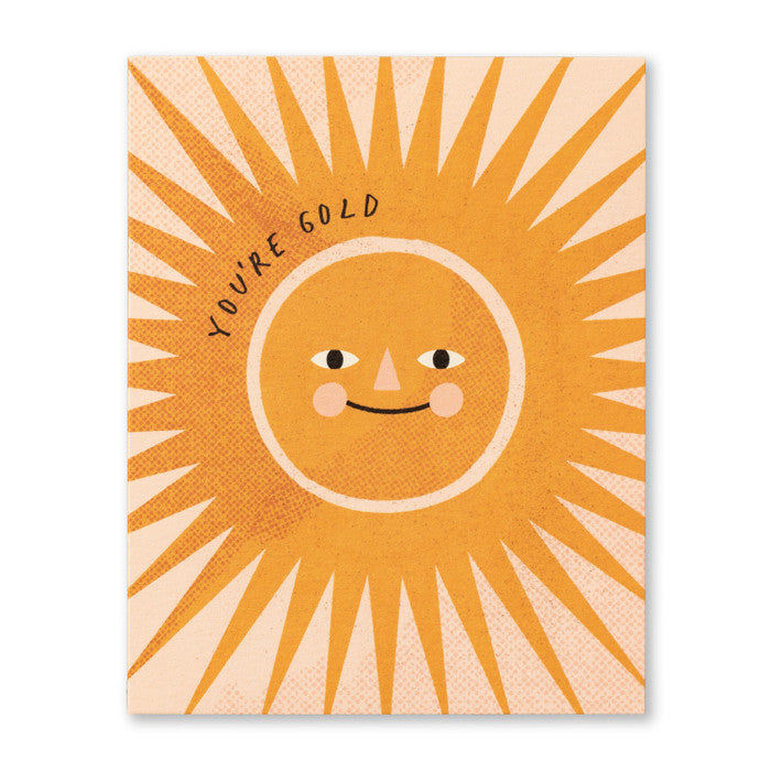 Tarjeta de la amistad: Eres oro