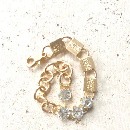 Crystal Bracelet Mixed Chain Vintage Style Boutique Salon