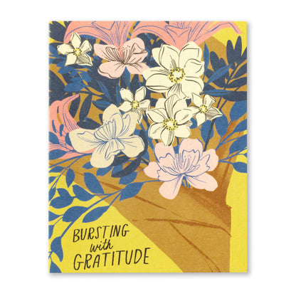 Tarjeta de agradecimiento: llena de gratitud