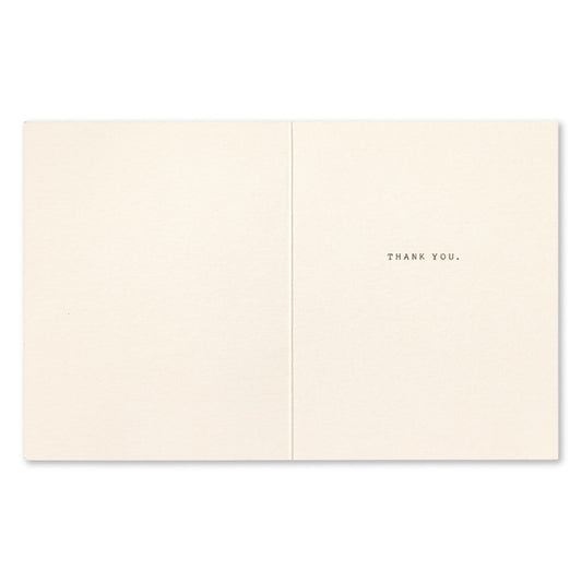 Thank You Card-Happiness and Gratitude are Intertwined