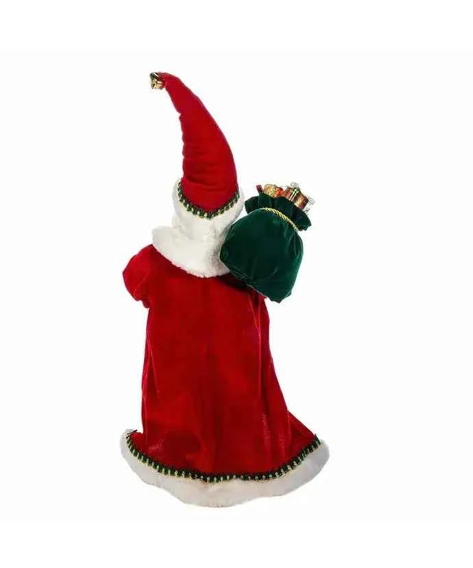 17“ KSA Kringles Fancy Santa With Stocking