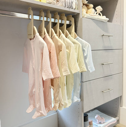 Baby Footie 2-Way Zipper – Bamboo Lounge Wear Ivory