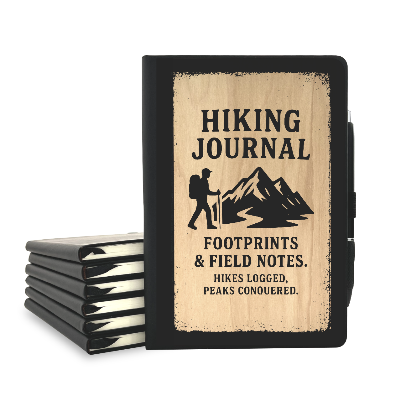 Hiking Journal - Wood Cover