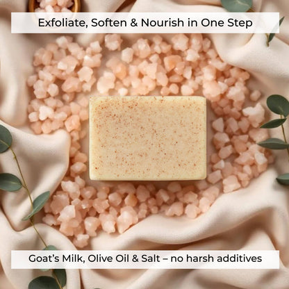 The Grecian Soap Company - Pink Himalayan Anti-Inflammatory Salt Exfoliating Scrub Bar
