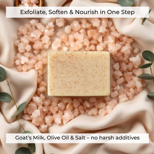 The Grecian Soap Company - Pink Himalayan Anti-Inflammatory Salt Exfoliating Scrub Bar