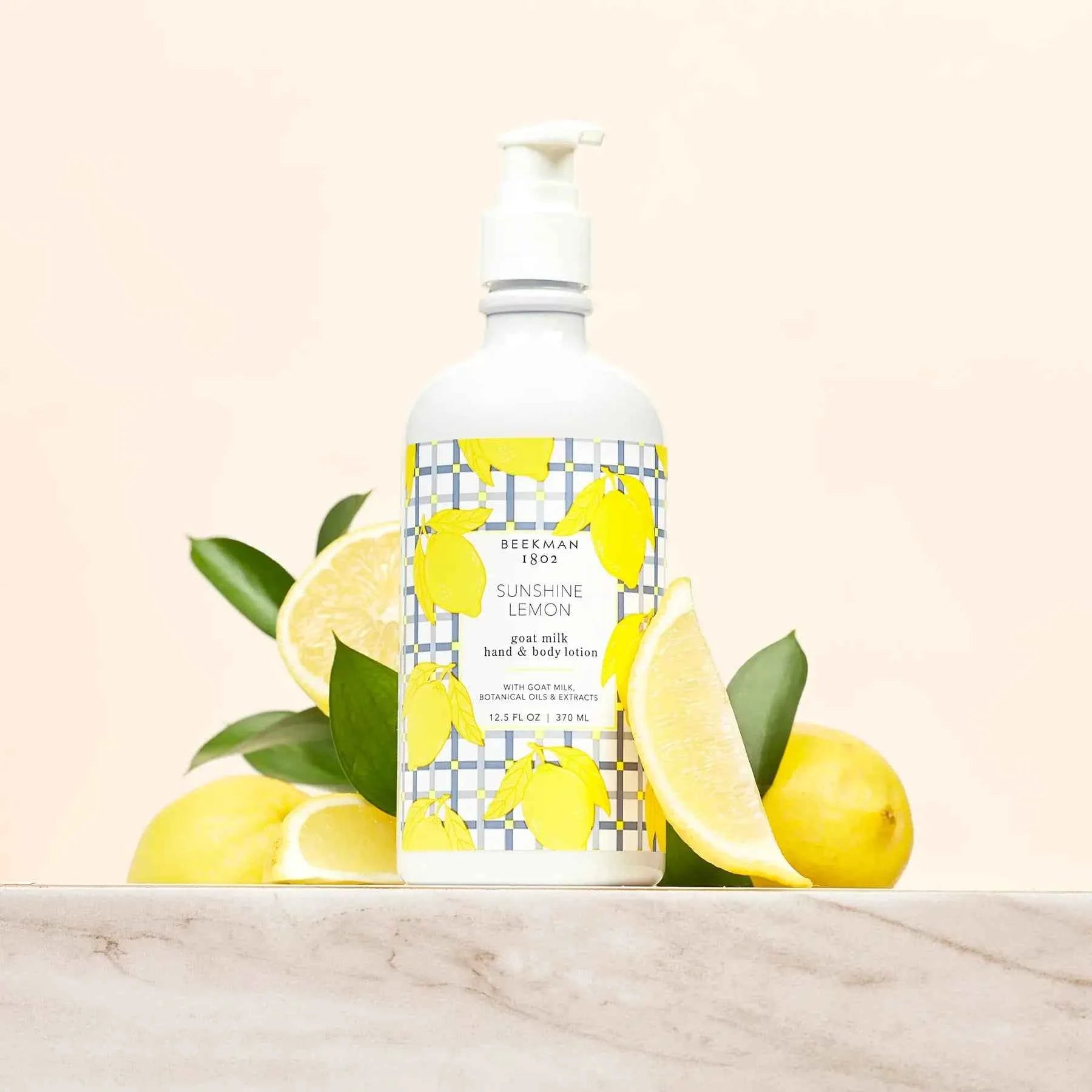 Sunshine Lemon Goat Milk Lotion 12.5 Oz.