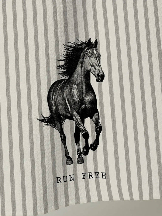 Run Free Tea Towel