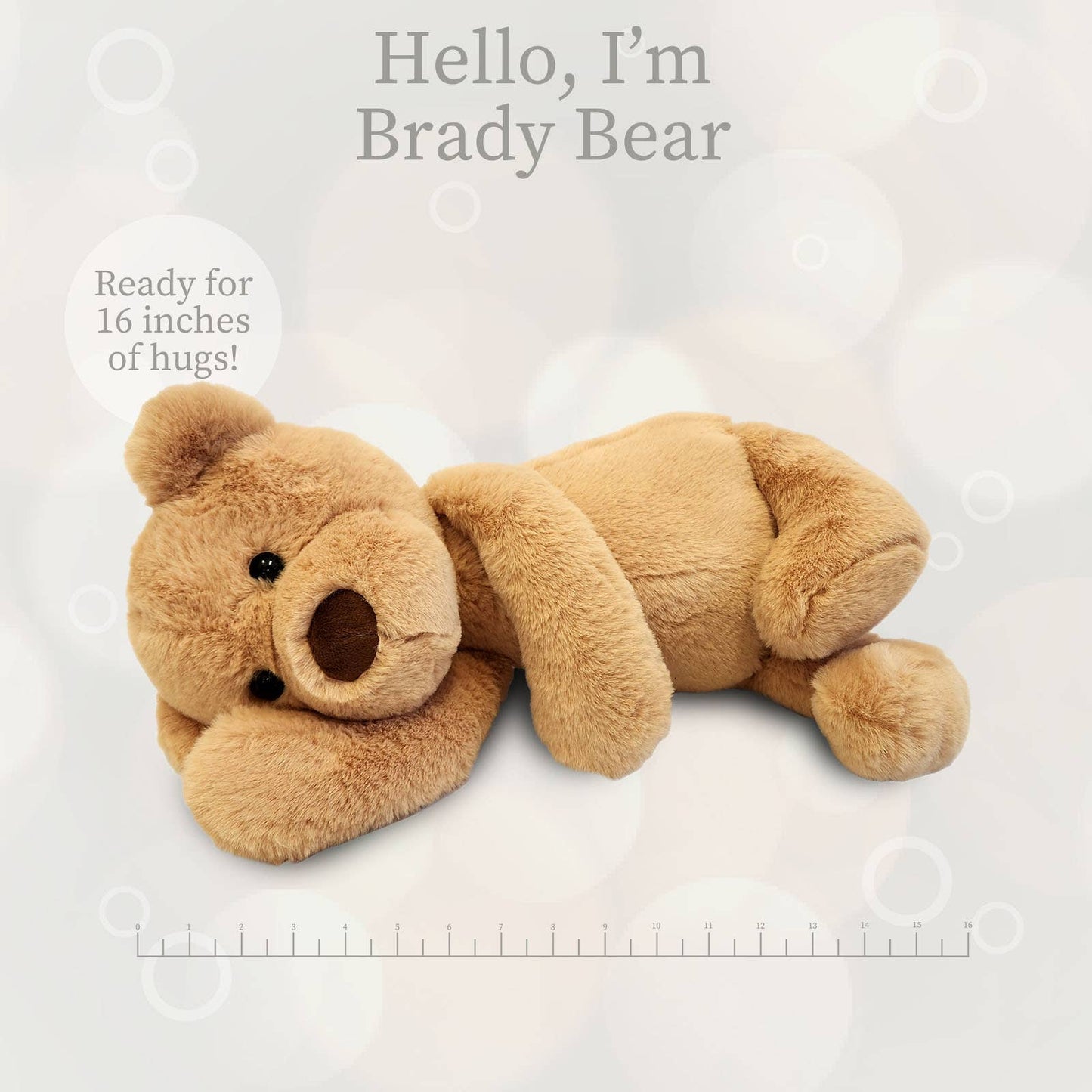 16 in - Brady Tan Bear