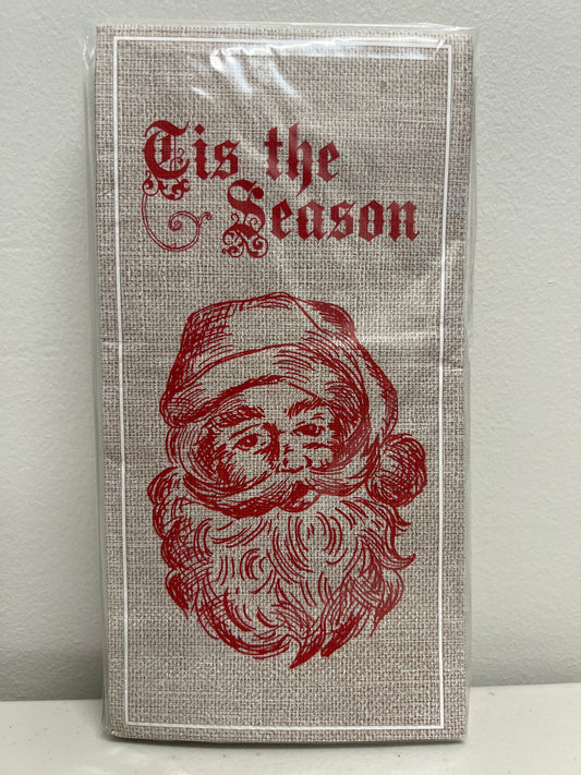 Christmas Toile Guest Napkin Pack of 48