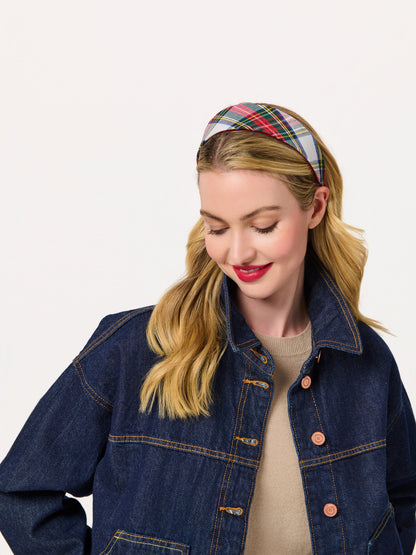Wide Padded Headband, shown in a styled setting