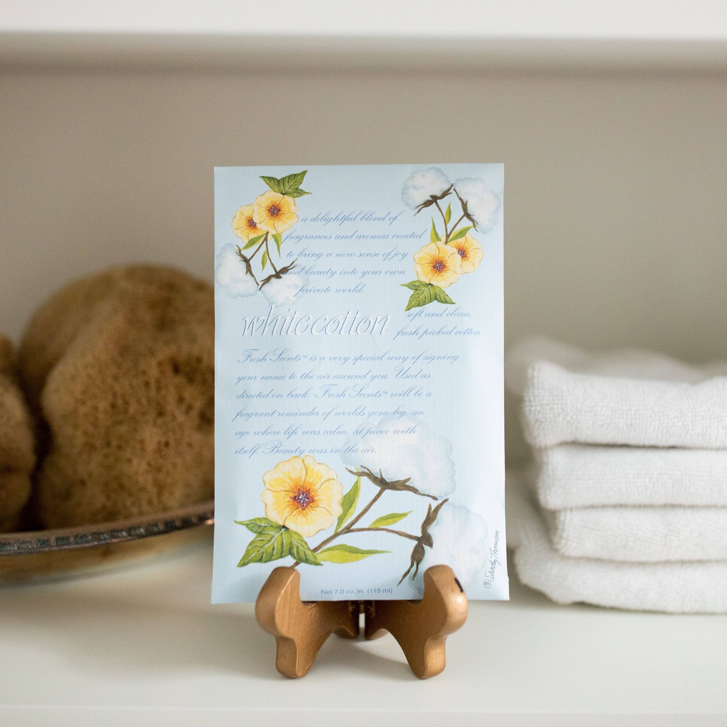 Fresh Scents White Cotton Sachets