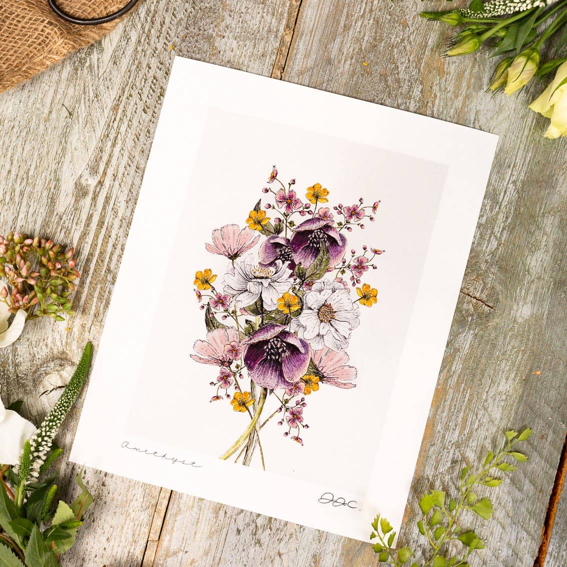 Amethyst 11X14" Fine Art Print