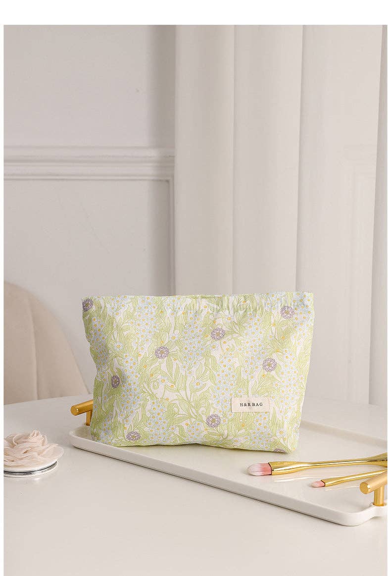 Neceser con estampado floral sencillo y dulce DPB1008