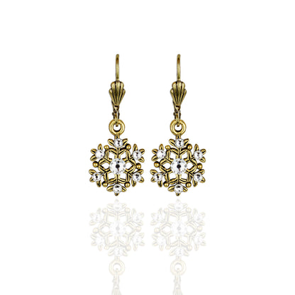 Pendientes Lumi con forma de copo de nieve