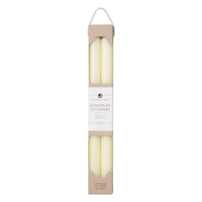 12" Taper Candles-2pk