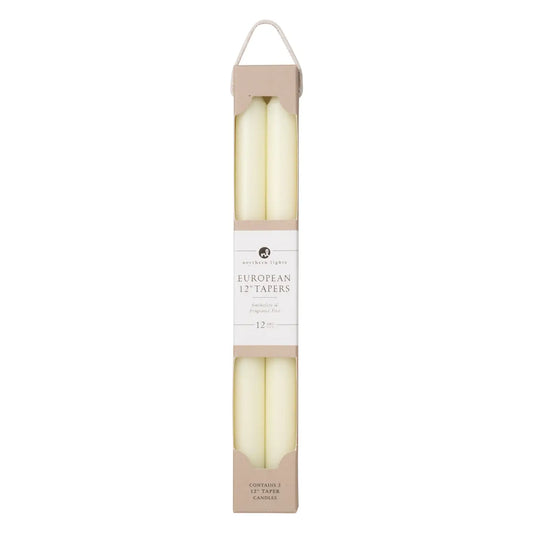 12" Taper Candles-2pk