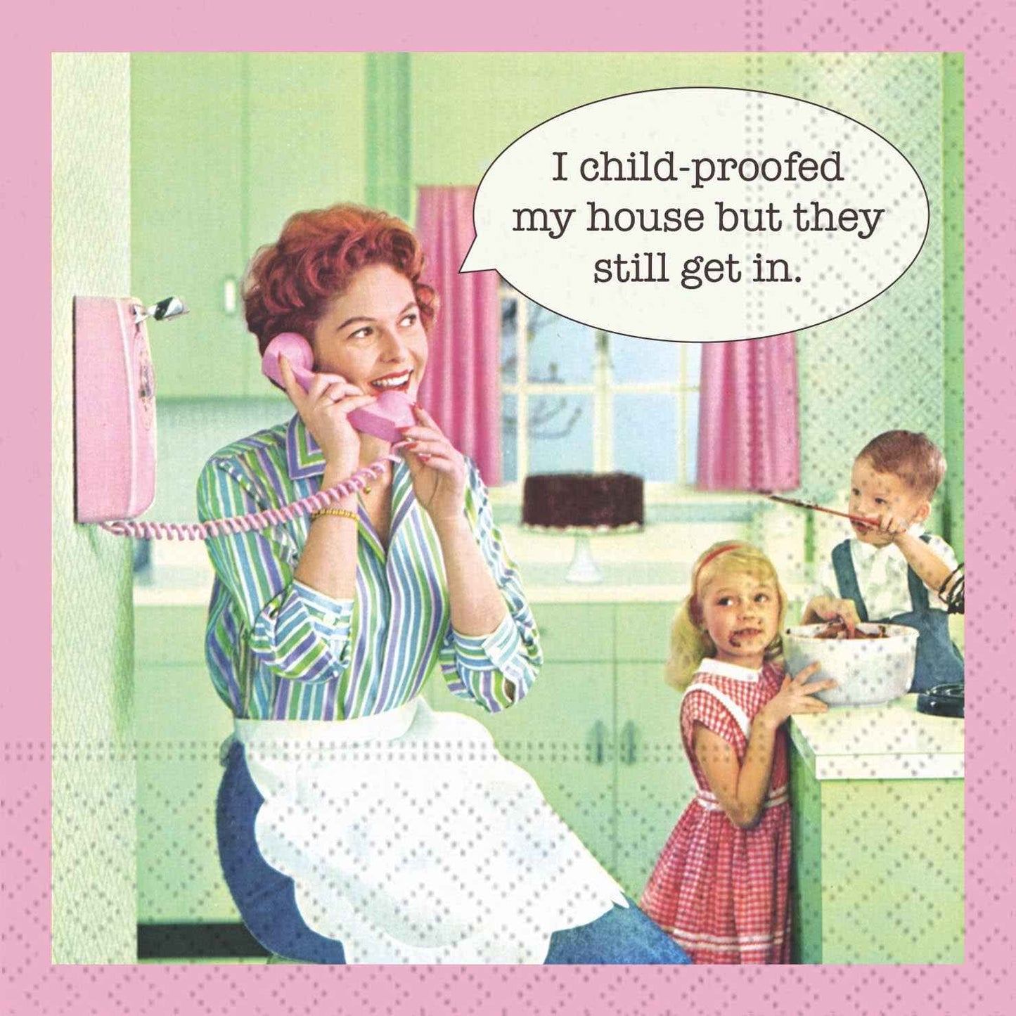 Childproofed The House Cocktail Napkin