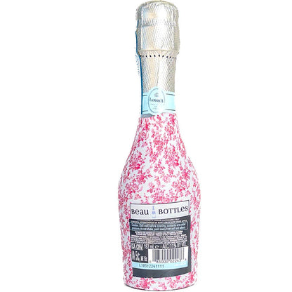 Beau Bottles Pink Floral - MINI Prosecco Collection - Six Pack