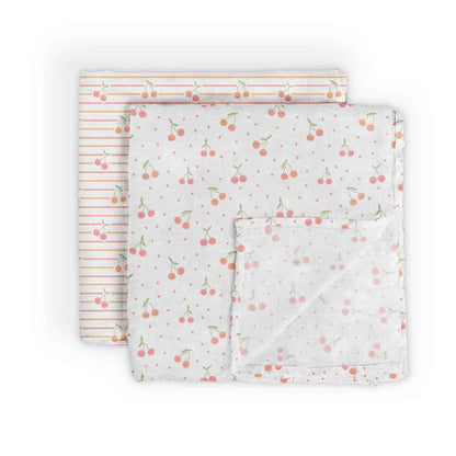 Swaddle Blanket Set Cherry Cute