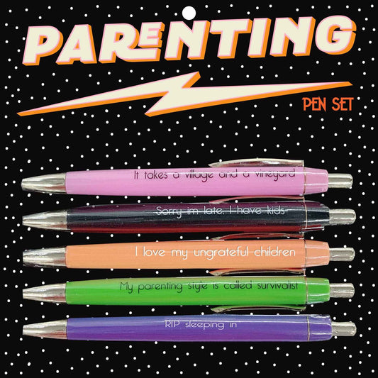 FUN CLUB - Parenting Pen Set (mothers day, gifts, pens, stationery)