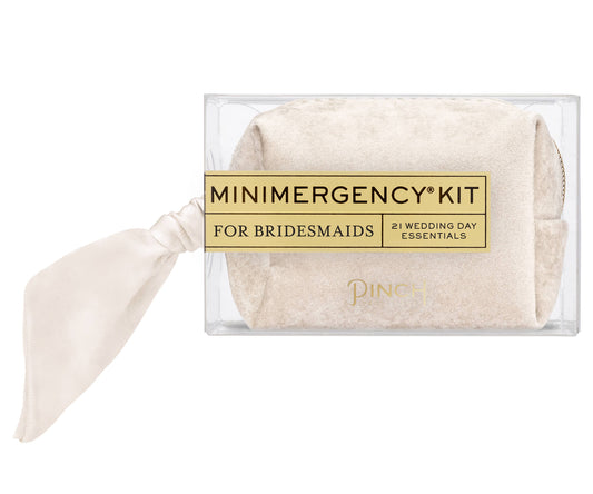 Kit de miniemergencia de terciopelo para damas de honor