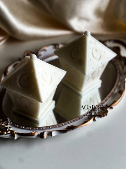 Ramadan Lantern Islam Candle 5.5x3.5in - Religion