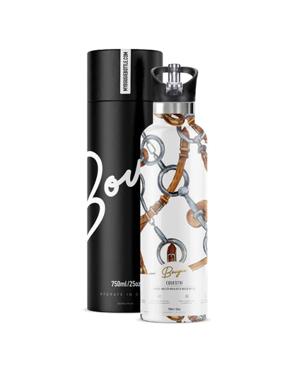 Equestri | Horse Tack Scarf Insulated Water Bottle 25oz