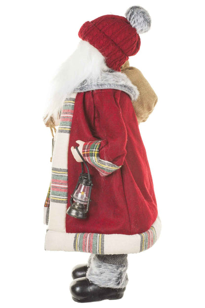 NEW-Cream/Grey Santa