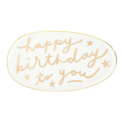 Ceramic Platter - Happy Birthday To You
