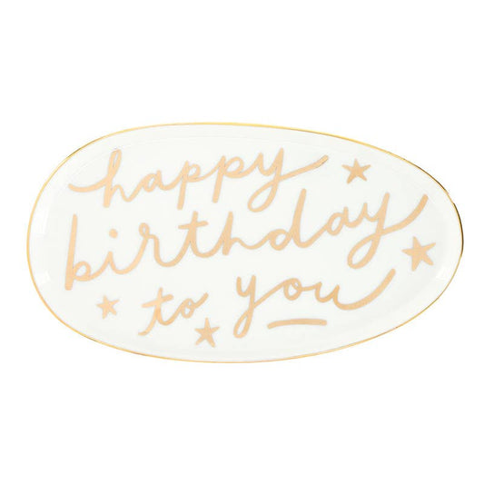 Ceramic Platter - Happy Birthday To You