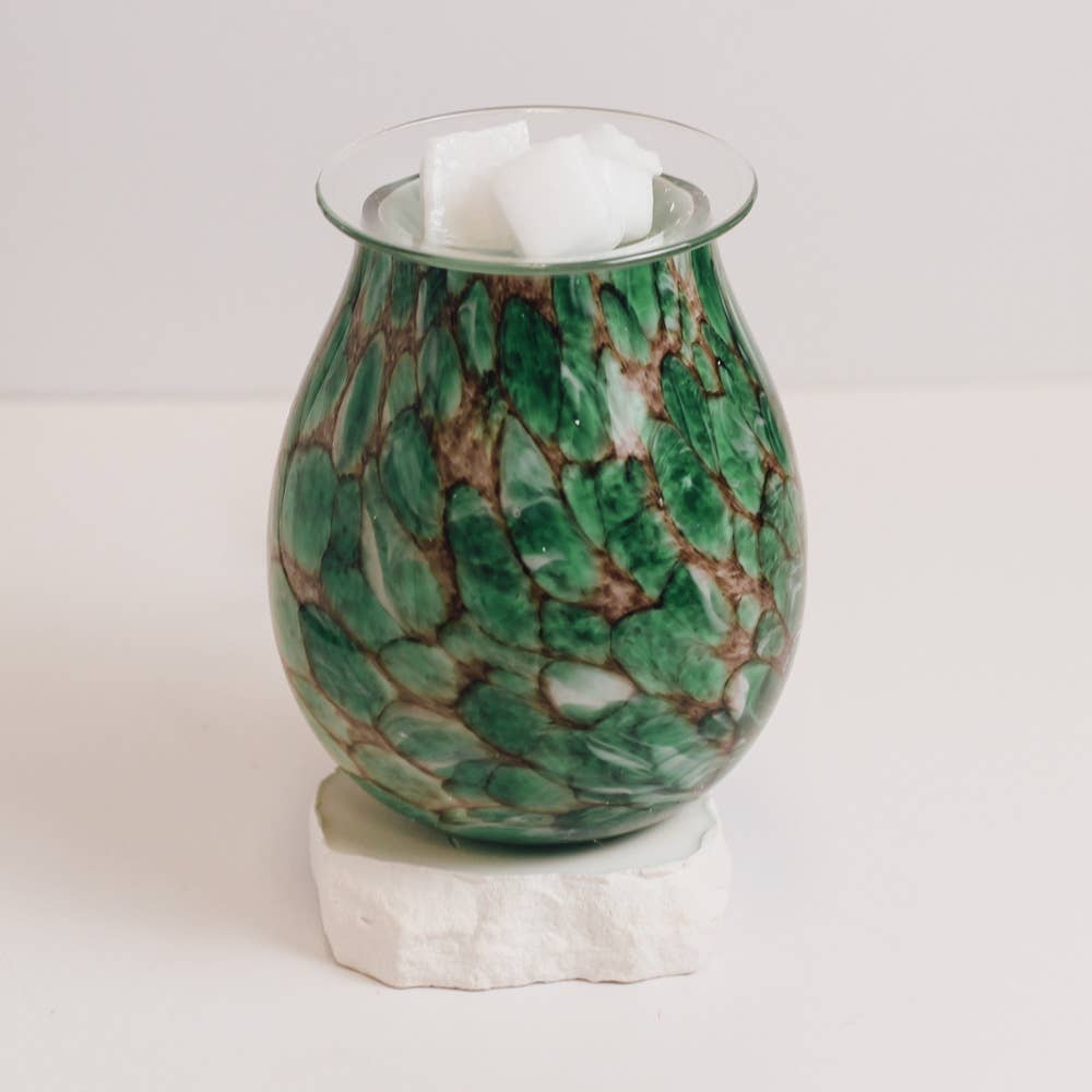 A Cheerful Giver - Hazel Glass Wax Melter - Tabletop