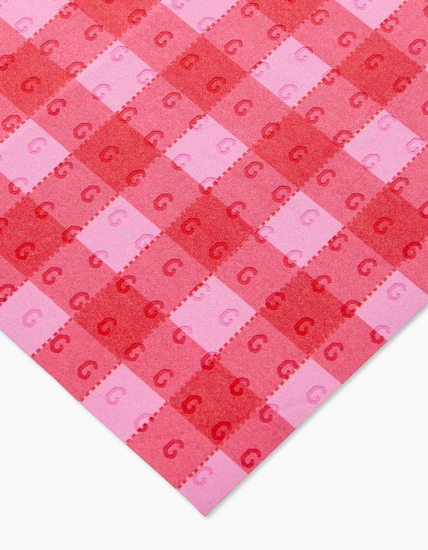 Geometry - Cherry Gingham Not Paper Towel