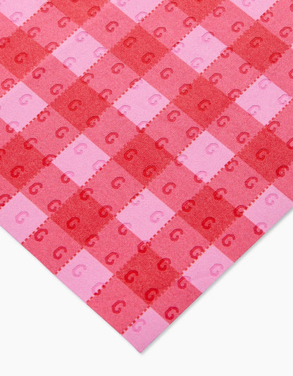Geometry - Cherry Gingham Not Paper Towel