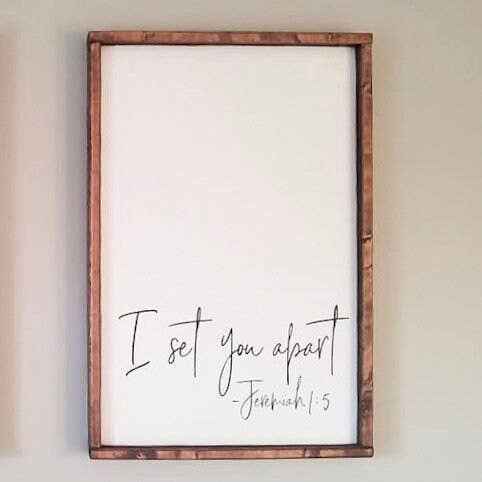 This Phrase of Life - Before you were born i set you apart [FREE SHIPPING!]