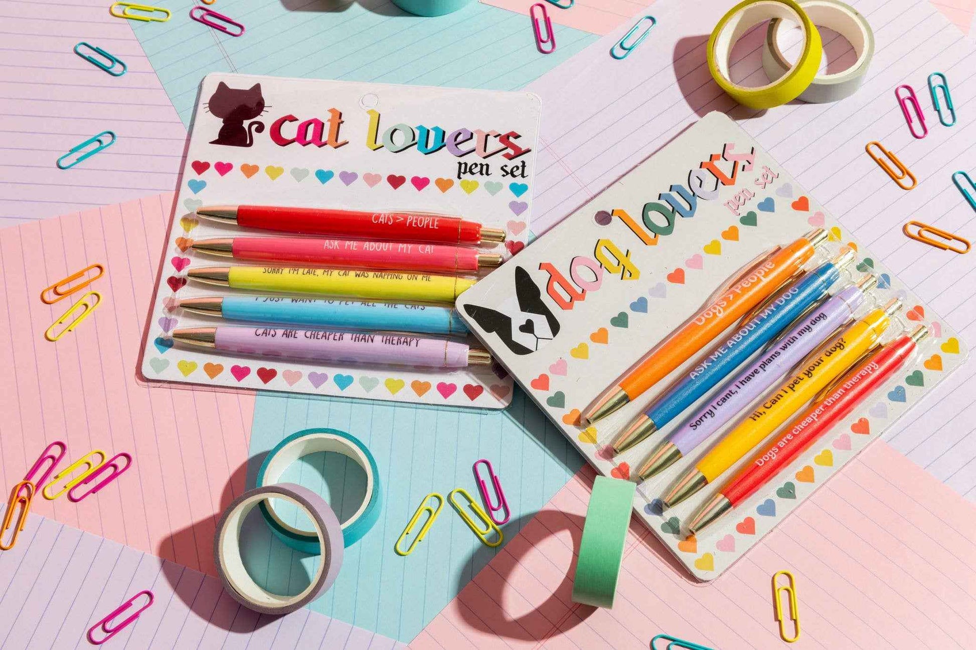 FUN CLUB - Dog Lovers Pen Set (gifts, pens, stocking stuffers)