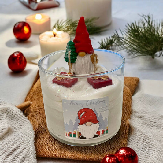 Merry Christmas Dessert Candle