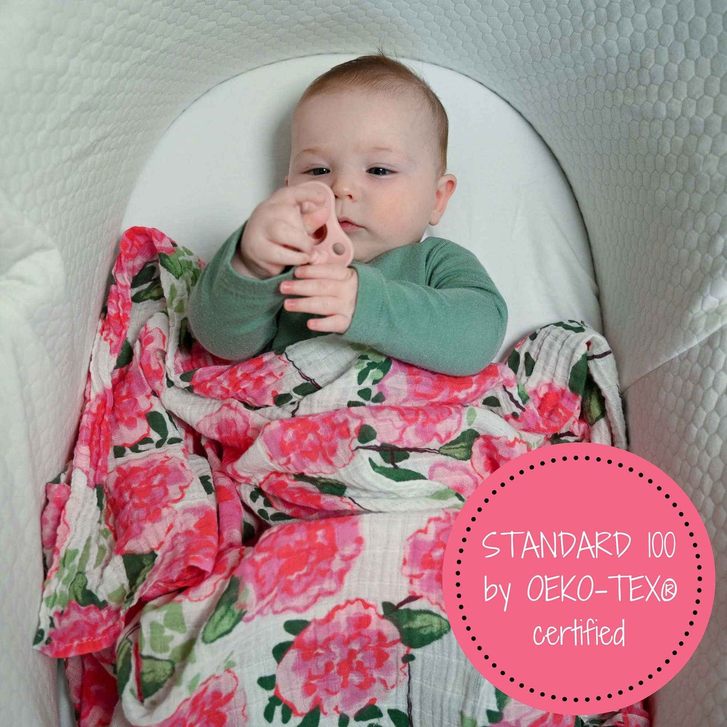 LollyBanks - Live Life in Full Bloom Baby Muslin Swaddle Blanket