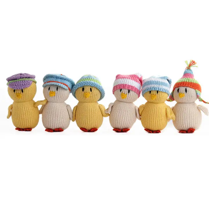 Chicks in Pastel Hats - Sold Separately