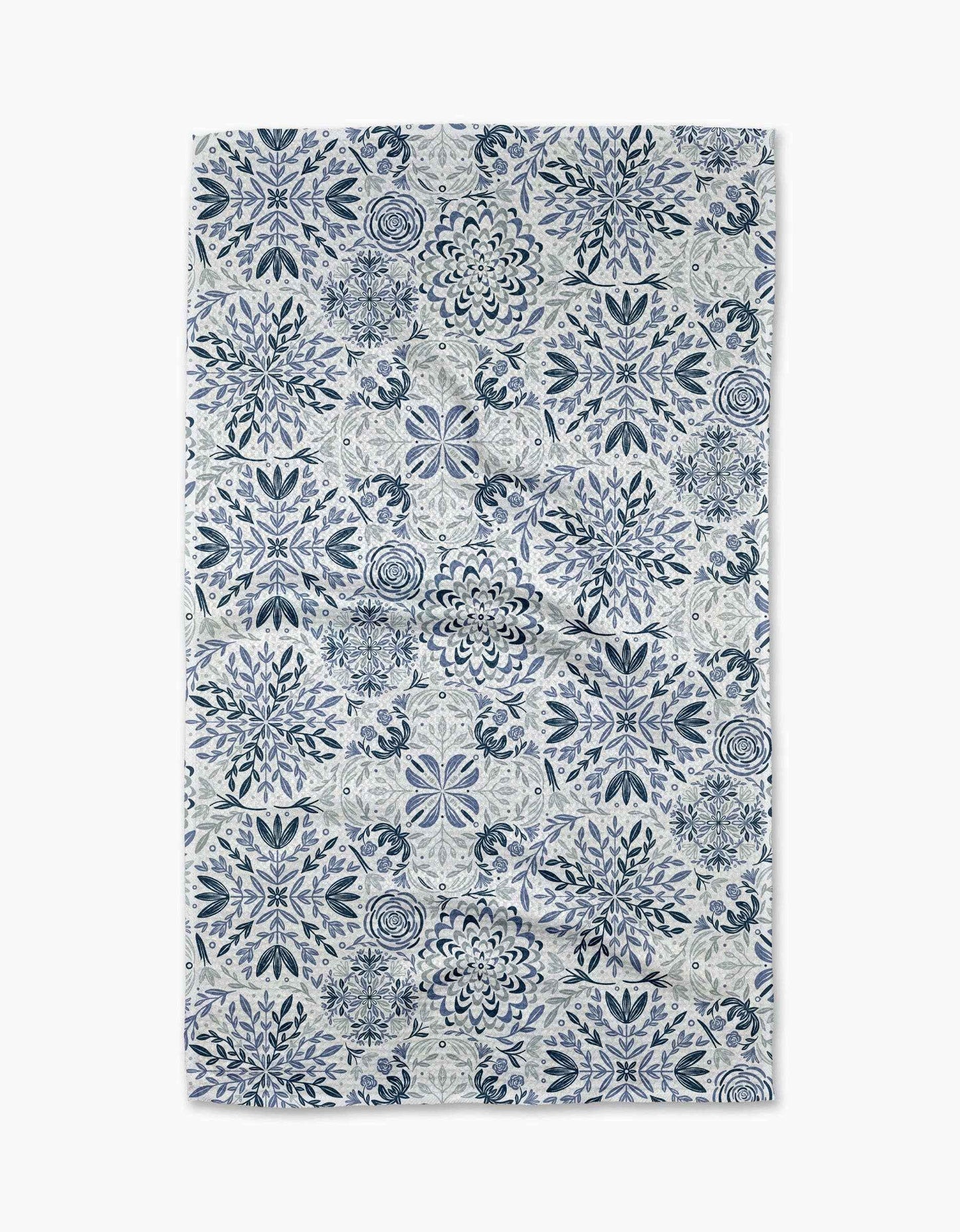 Floral Medallions Tea Towel