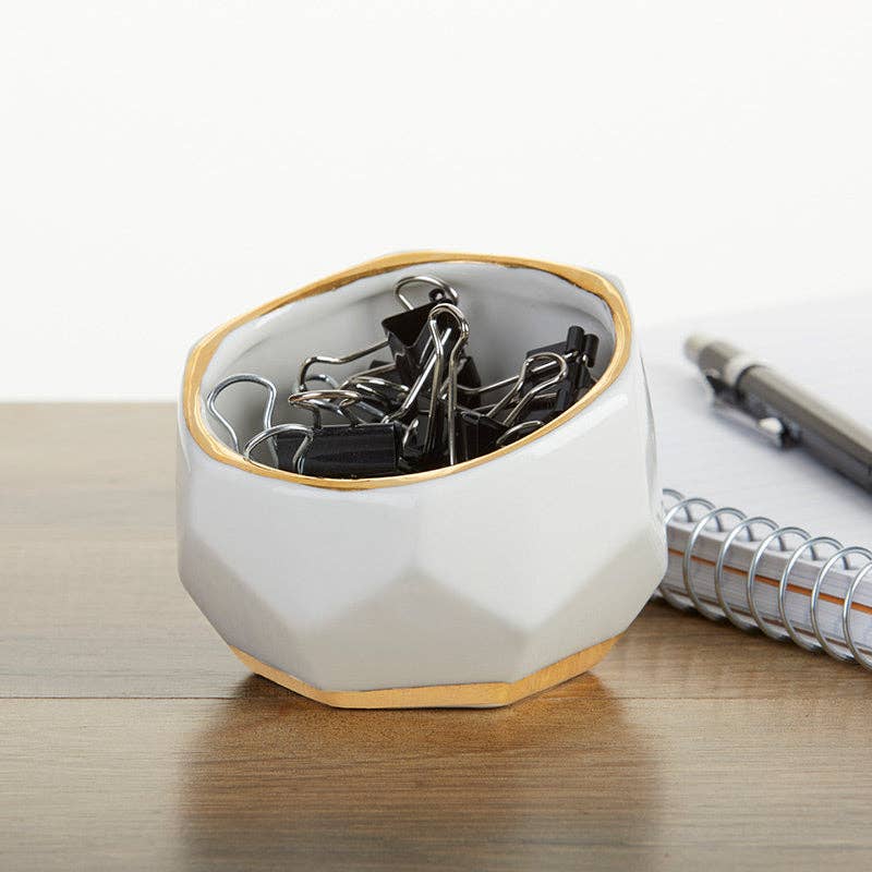 Geometric Ceramic Planter - Small (Set of 3)