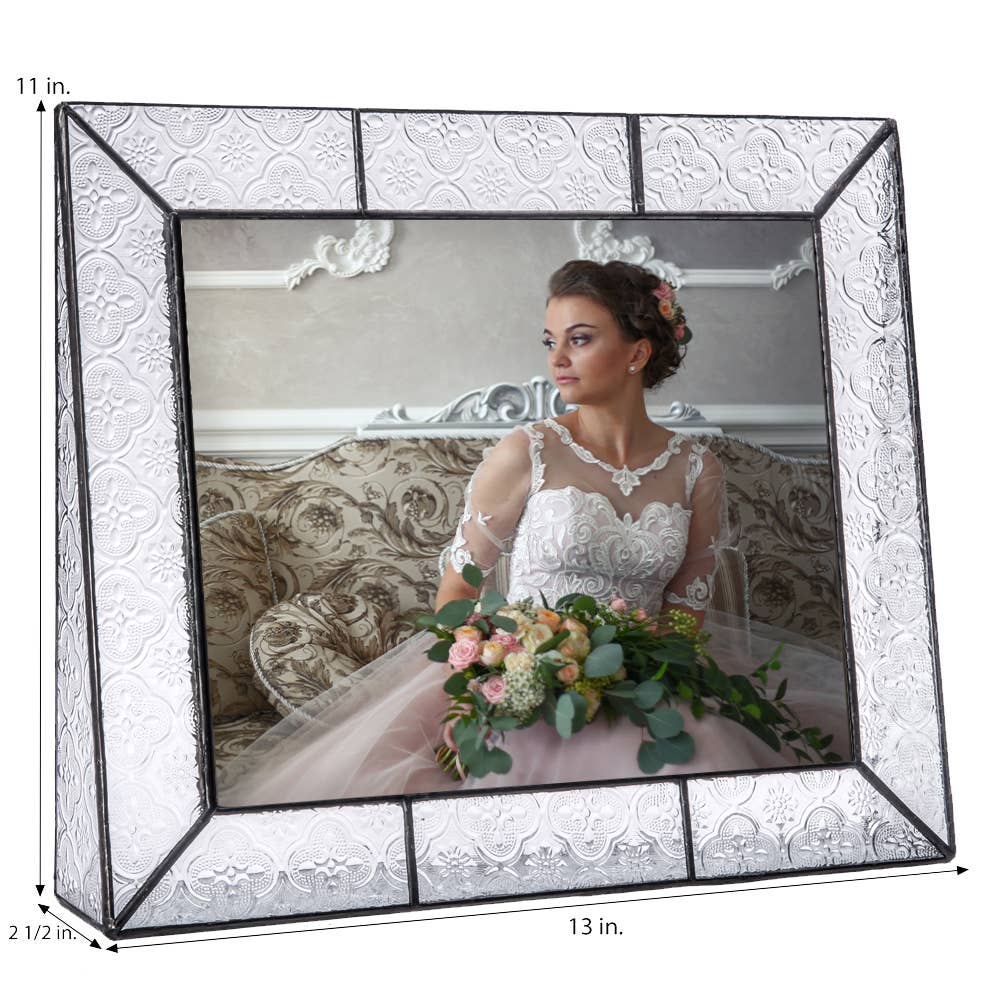 Vintage Glass Picture Frame