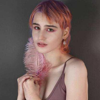 Classic Crystal Trapezoid Earwire Earrings