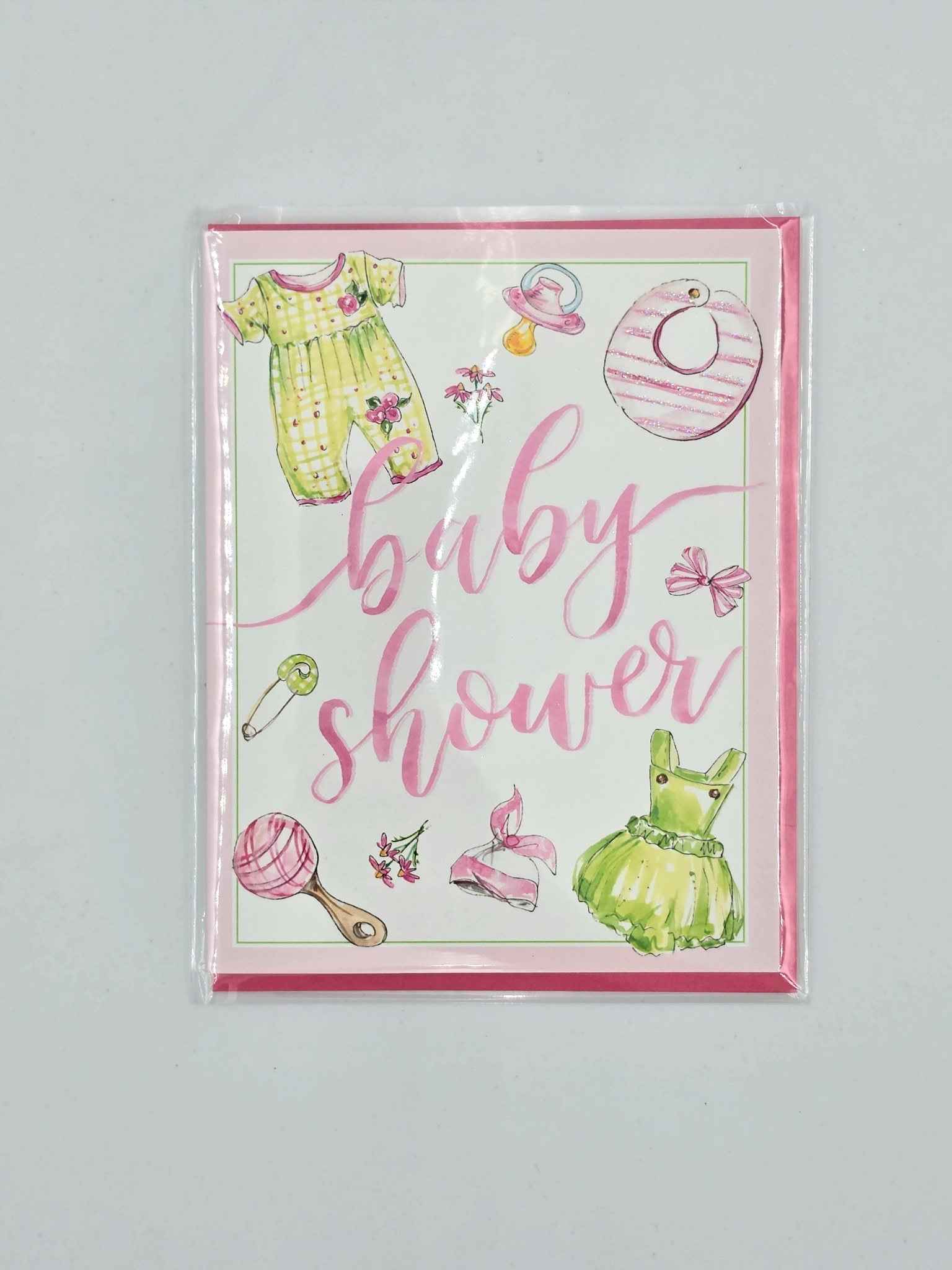 Baby Shower Pink Baby Clothes