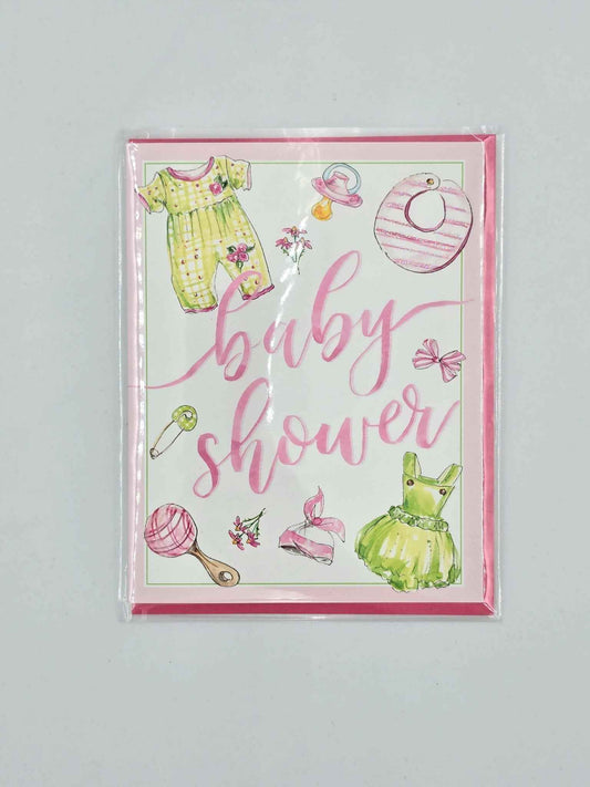 Baby Shower Pink Baby Clothes