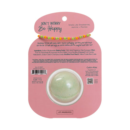 Friendship Bracelet Bath Bomb - Be Happy | Forever Young Collection